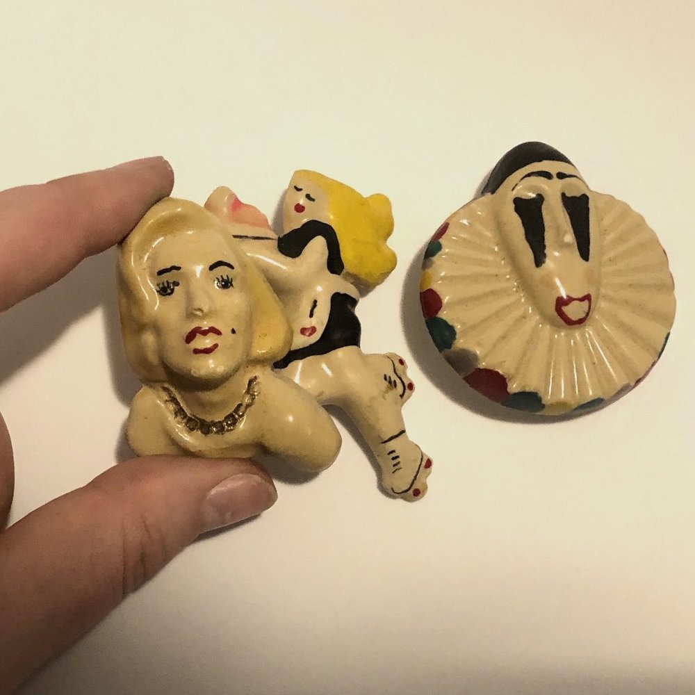 Vintage Marilyn Monroe Pin Set